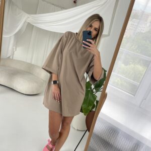 T-shirt Oversize - Cappuccino