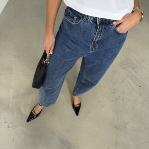 Spodnie jeans balloon fit